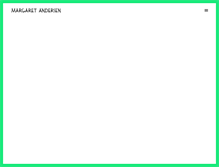 Tablet Screenshot of margaretandersen.com